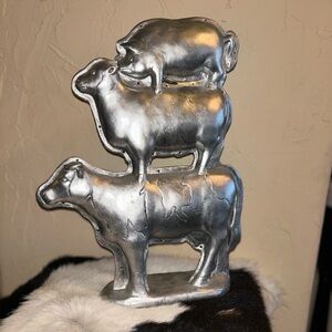Cow Pig Sheep Tabletop Decór